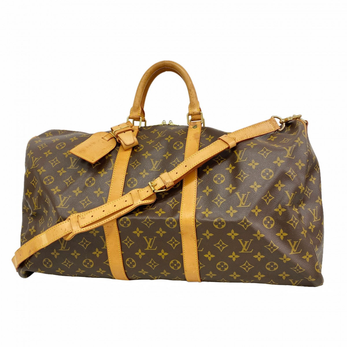 【6gd5078-h】ルイヴィトン ボストンバッグ モノグラム キーポルバンドリエール55 M41414 ブラウン【中古】メンズ レディース ユニセックス