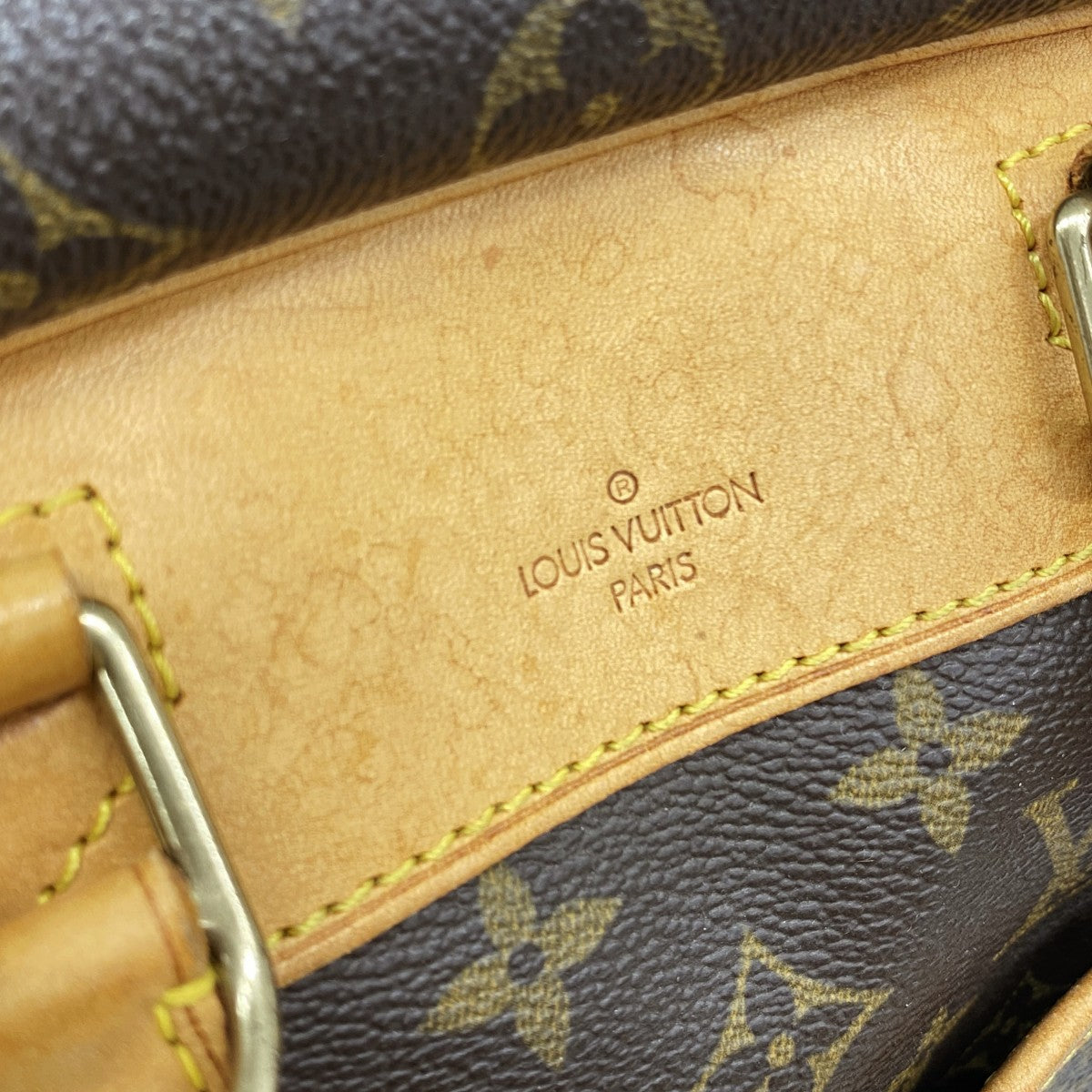 【6gd5080-h】ルイヴィトン ハンドバッグ モノグラム ドーヴィル M47270 ブラウン【中古】レディース