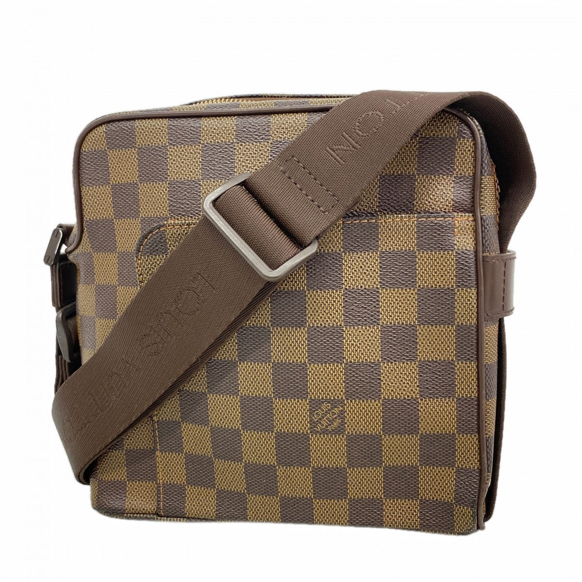 【6gd5081-h】ルイヴィトン ショルダーバッグ ダミエ オラフPM N41442 エベヌ【中古】レディース