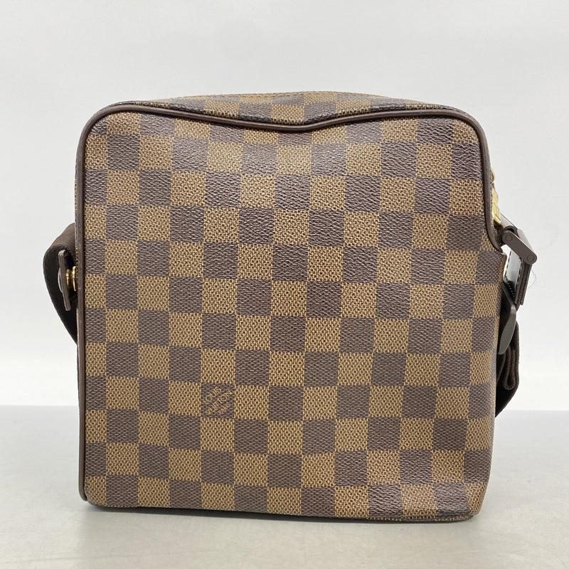 【6gd5081-h】ルイヴィトン ショルダーバッグ ダミエ オラフPM N41442 エベヌ【中古】レディース
