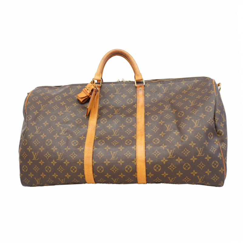 【6gd5084】ルイヴィトン ボストンバッグ モノグラム キーポルバンドリエール60 M41412 ブラウン【中古】メンズ レディース ユニセックス