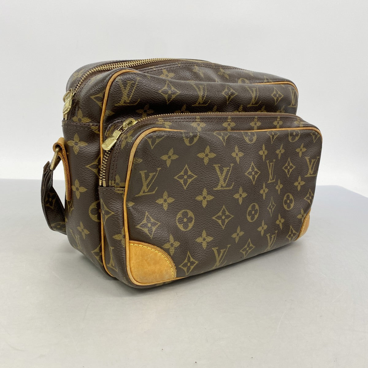 【6gd5097】ルイヴィトン ショルダーバッグ モノグラム ナイル M45244 ブラウン【中古】レディース