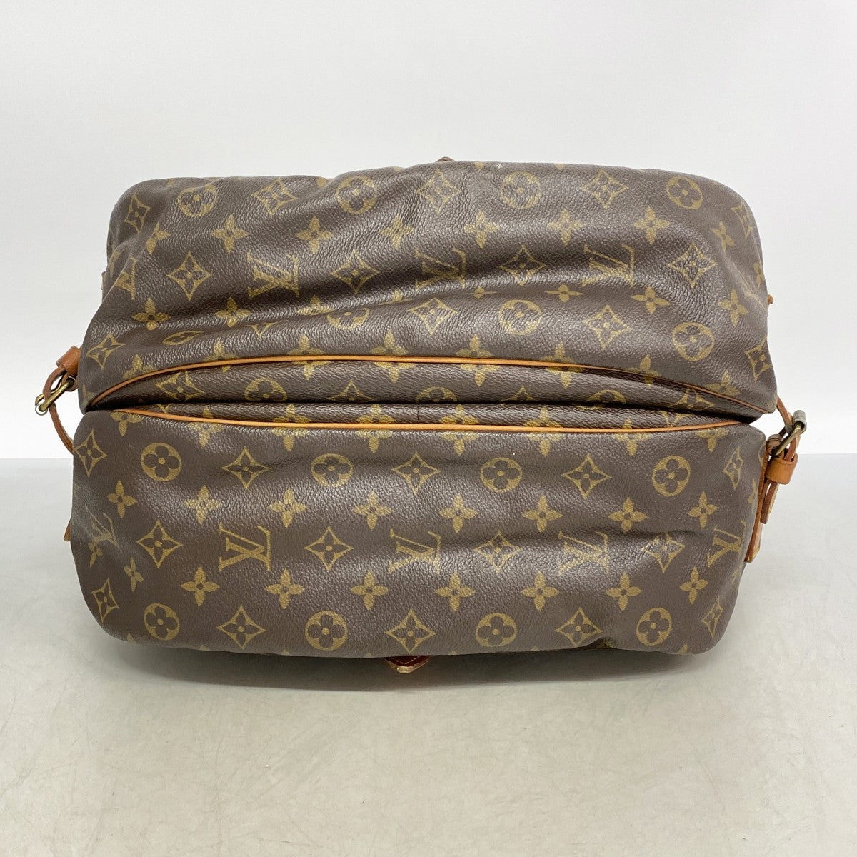 【6gd5103】ルイヴィトン ショルダーバッグ モノグラム ソミュール35 M42254 ブラウン【中古】レディース