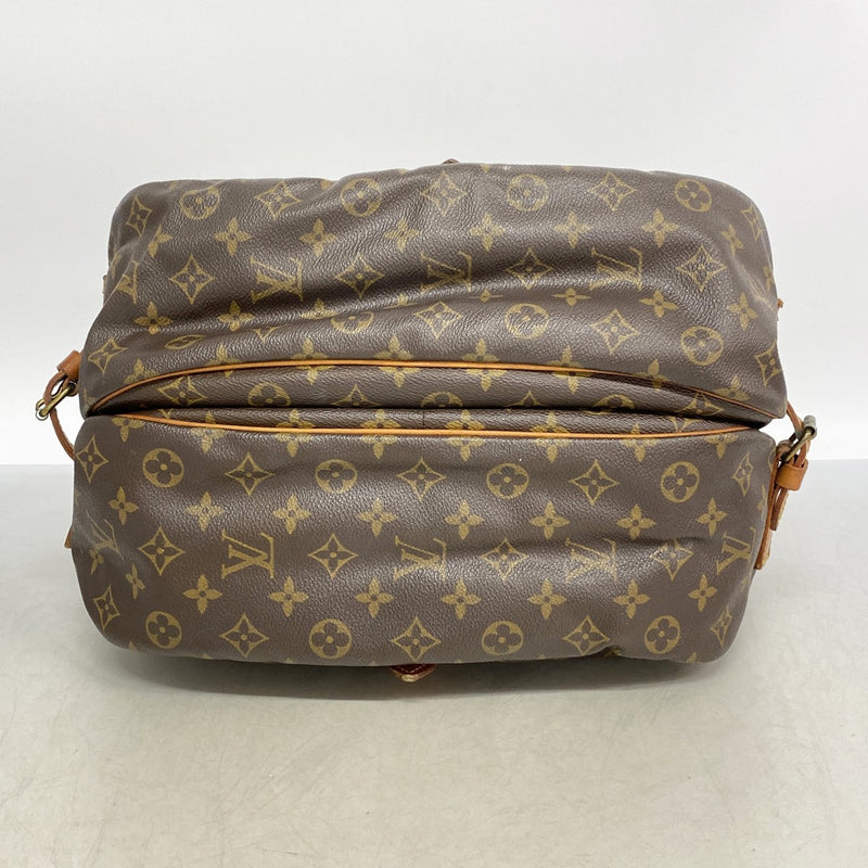 【6gd5103】ルイヴィトン ショルダーバッグ モノグラム ソミュール35 M42254 ブラウン【中古】レディース