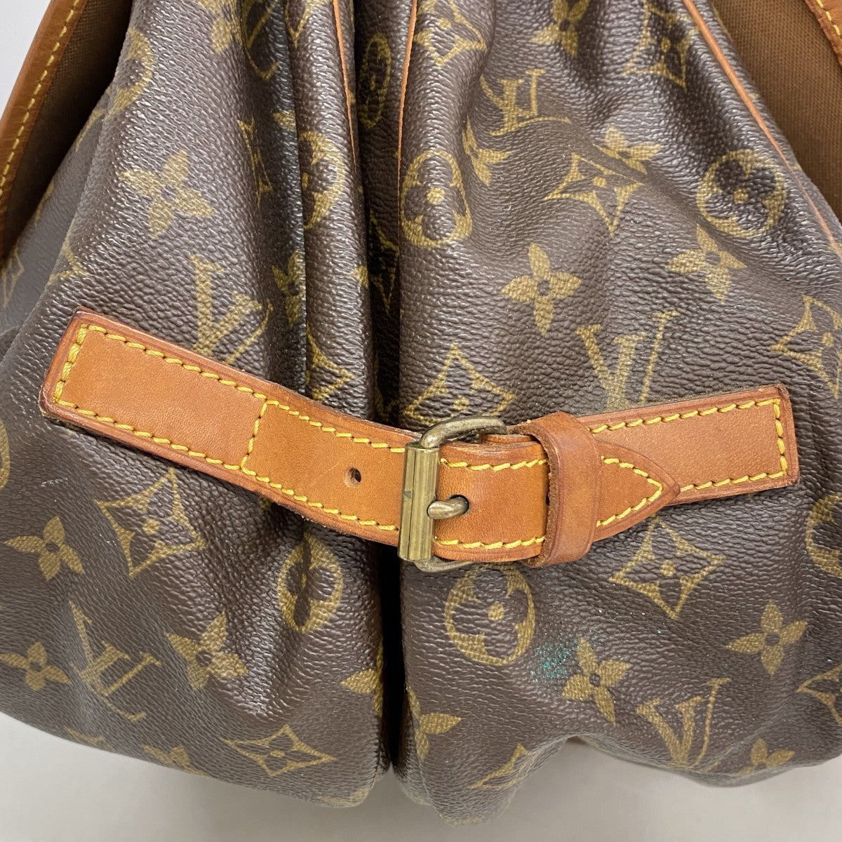 【6gd5103】ルイヴィトン ショルダーバッグ モノグラム ソミュール35 M42254 ブラウン【中古】レディース