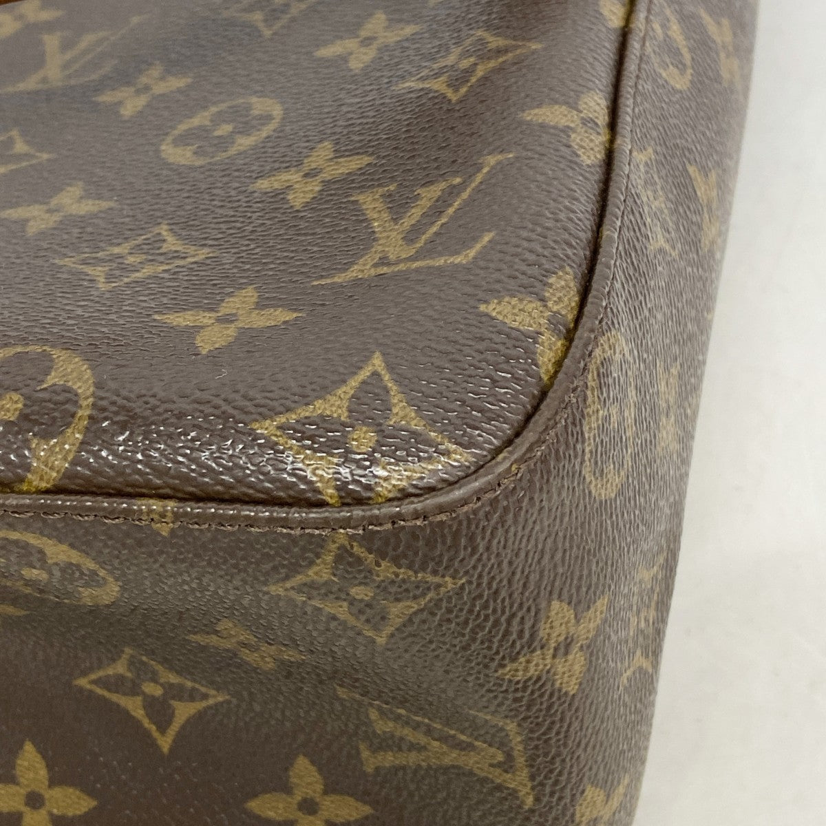 【6gd5105】ルイヴィトン ショルダーバッグ モノグラム ルーピングGM M51145 ブラウン【中古】レディース
