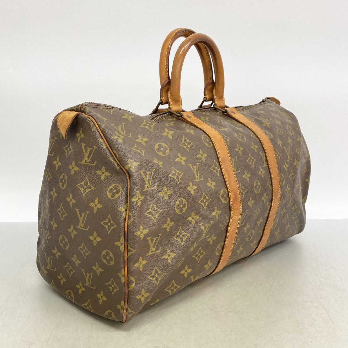 【6gd5106】ルイヴィトン ボストンバッグ モノグラム キーポル45 M41428 ブラウン【中古】メンズ レディース ユニセックス