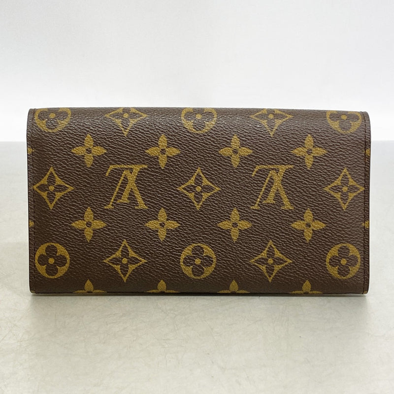 【6gd5108】ルイヴィトン 長財布 モノグラム ポルトフォイユサラ M61734 ブラウン【中古】レディース