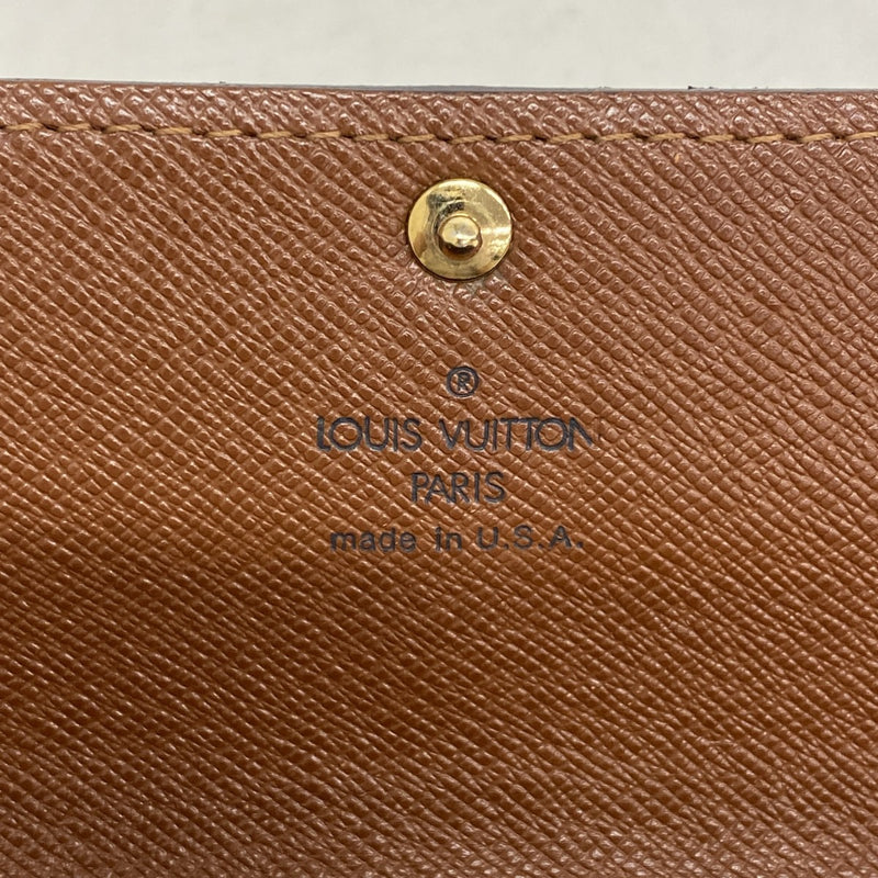 【6gd5108】ルイヴィトン 長財布 モノグラム ポルトフォイユサラ M61734 ブラウン【中古】レディース