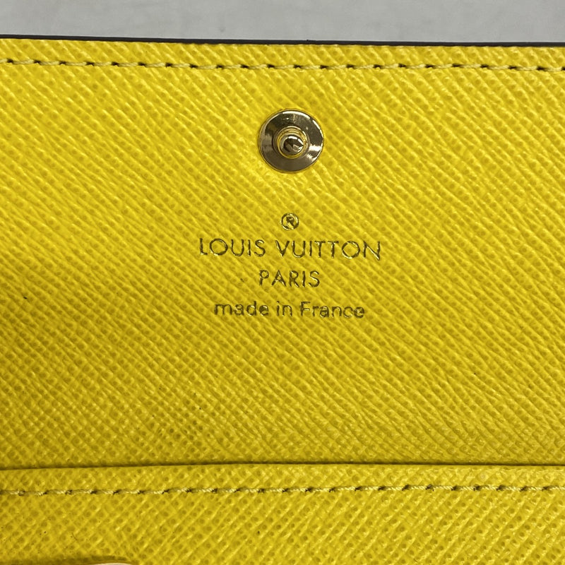 【6gd5110】ルイヴィトン キーケース モノグラム ミュルティクレ4 M81938 ブラウン ジョーヌ【中古】レディース