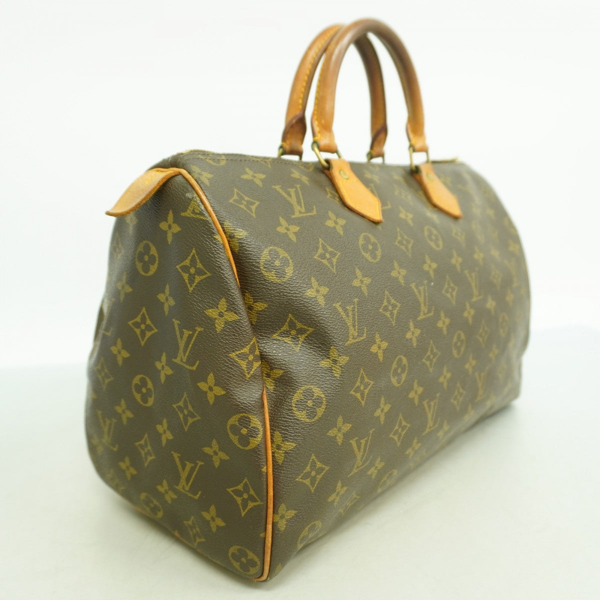 【6gd5112】ルイヴィトン ハンドバッグ モノグラム スピーディ35 M41107 ブラウン【中古】レディース