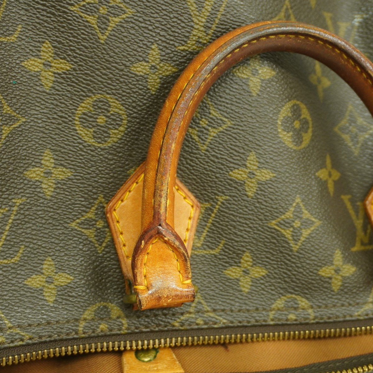 【6gd5112】ルイヴィトン ハンドバッグ モノグラム スピーディ35 M41107 ブラウン【中古】レディース