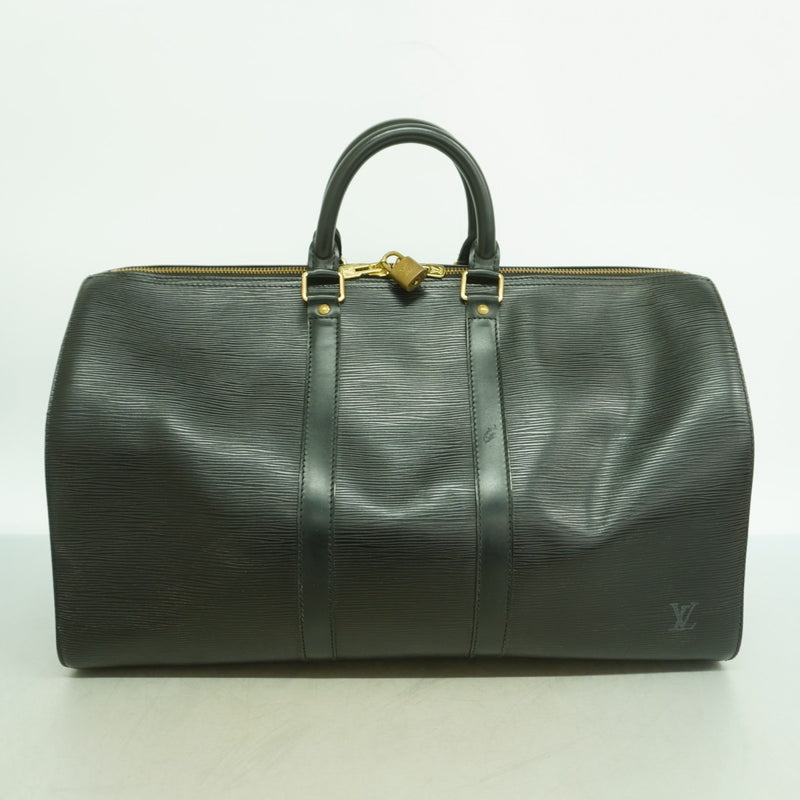 【6gd5114】ルイヴィトン ボストンバッグ エピ キーポル45 M59152 ノワール【中古】メンズ レディース ユニセックス