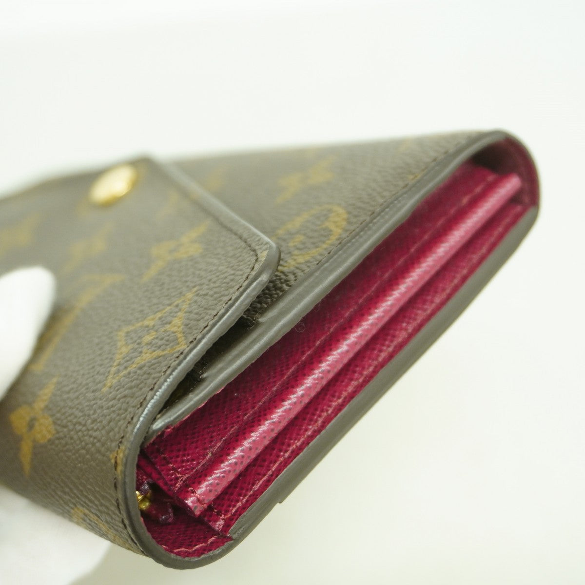 【6gd5115】ルイヴィトン 長財布 モノグラム ポルトフォイユサラ M62234 フューシャ【中古】レディース
