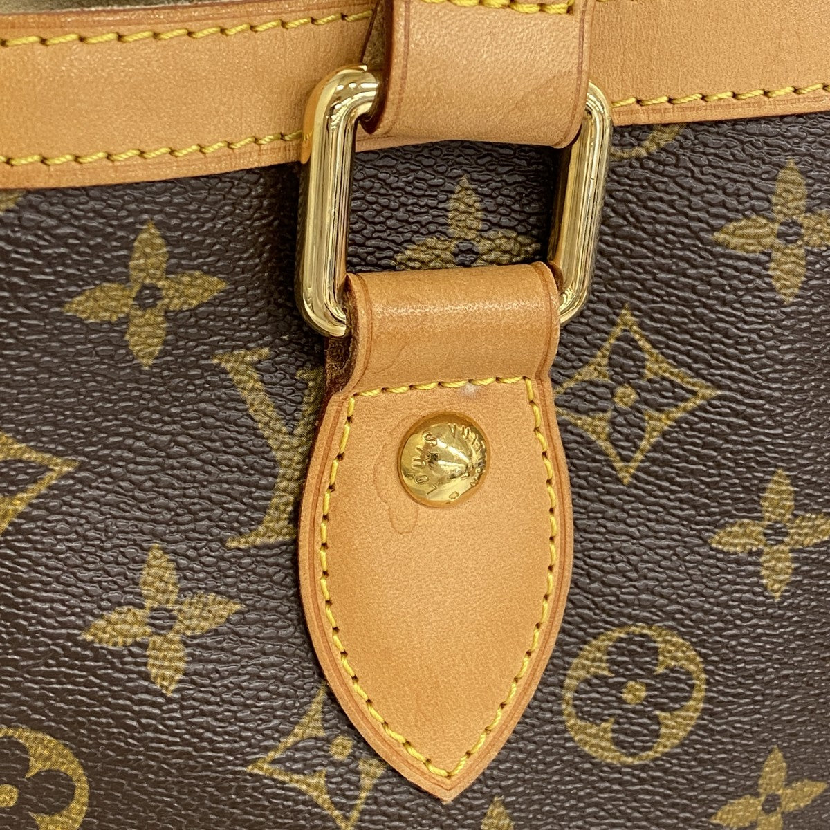 【6gd5116-k】ルイヴィトン トートバッグ モノグラム ハムステッドPM M51168 ブラウン SPO【中古】レディース
