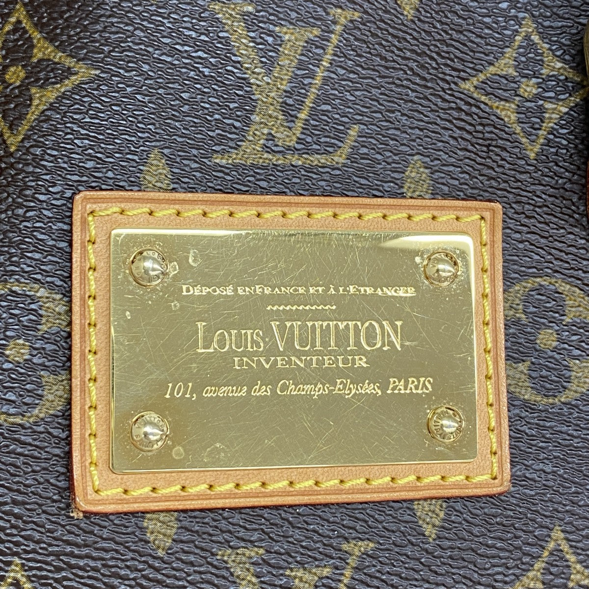 【6gd5116-k】ルイヴィトン トートバッグ モノグラム ハムステッドPM M51168 ブラウン SPO【中古】レディース