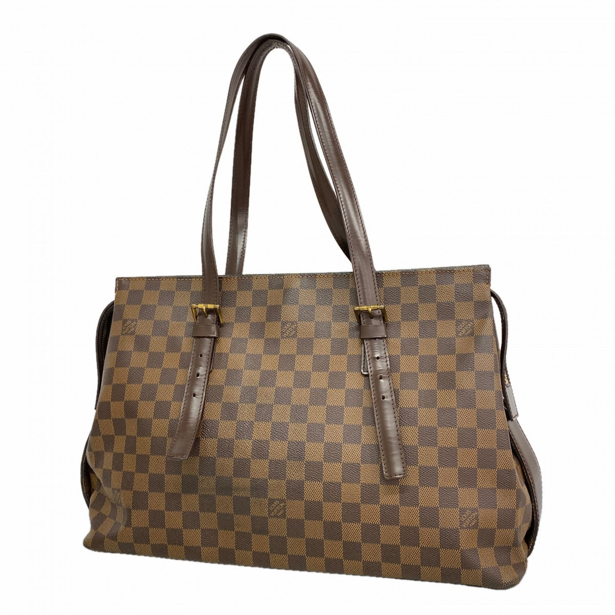 【6gd5118】ルイヴィトン ショルダーバッグ ダミエ チェルシー N51119 エベヌ【中古】レディース
