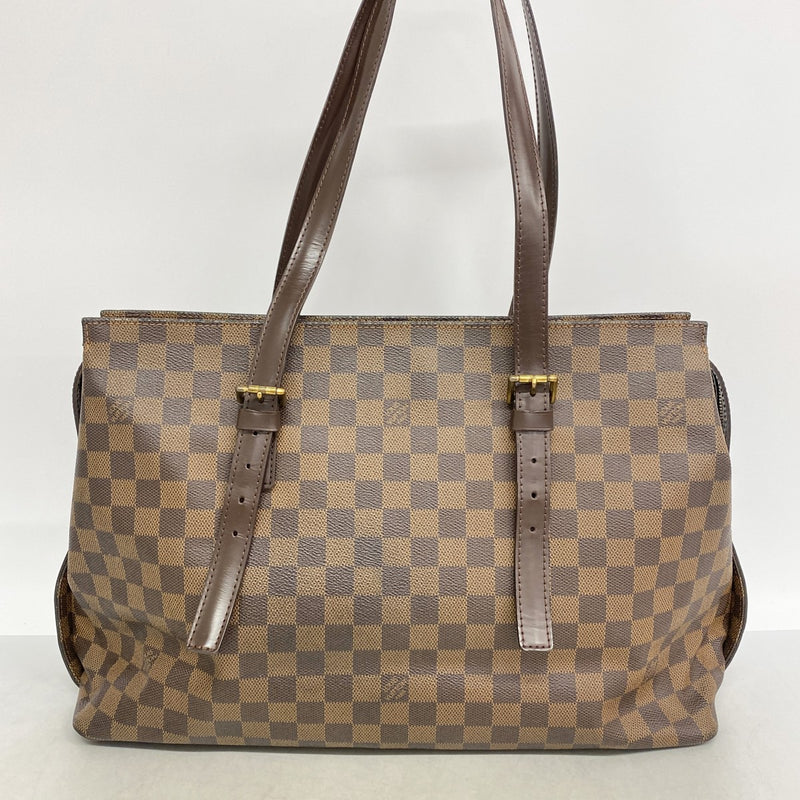 【6gd5118】ルイヴィトン ショルダーバッグ ダミエ チェルシー N51119 エベヌ【中古】レディース
