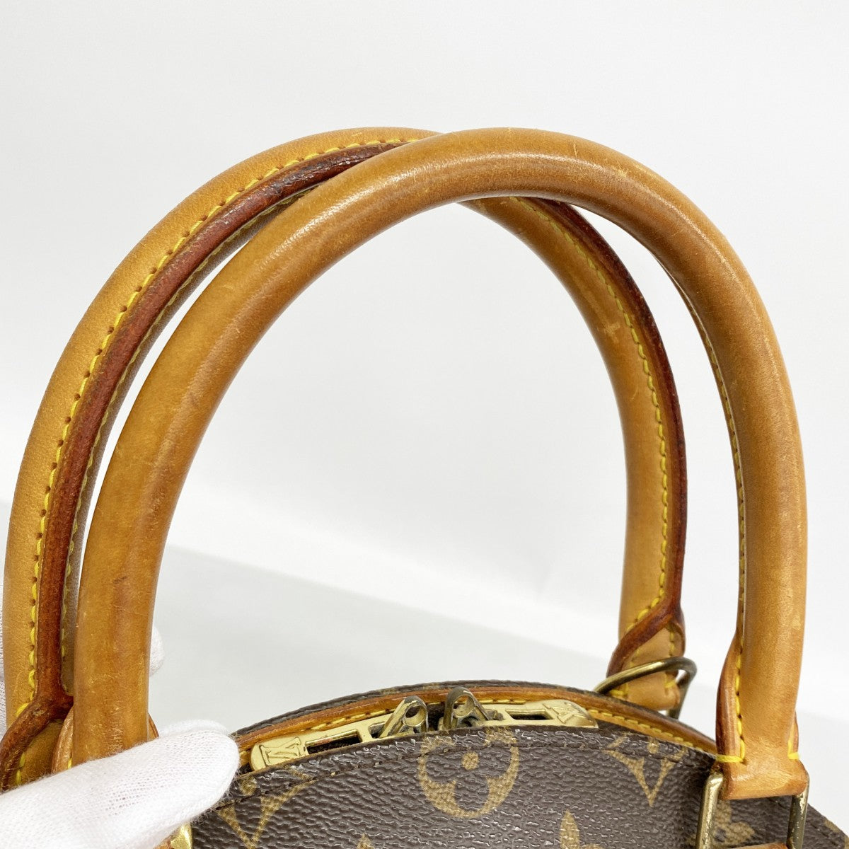 【6gd5122】ルイヴィトン ハンドバッグ モノグラム エリプスMM M51127 ブラウン【中古】レディース