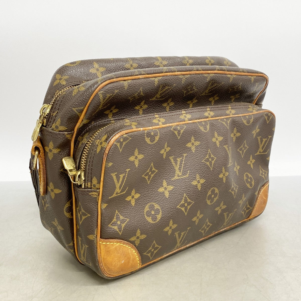 【6gd5124】ルイヴィトン ショルダーバッグ モノグラム ナイル M45244 ブラウン【中古】レディース