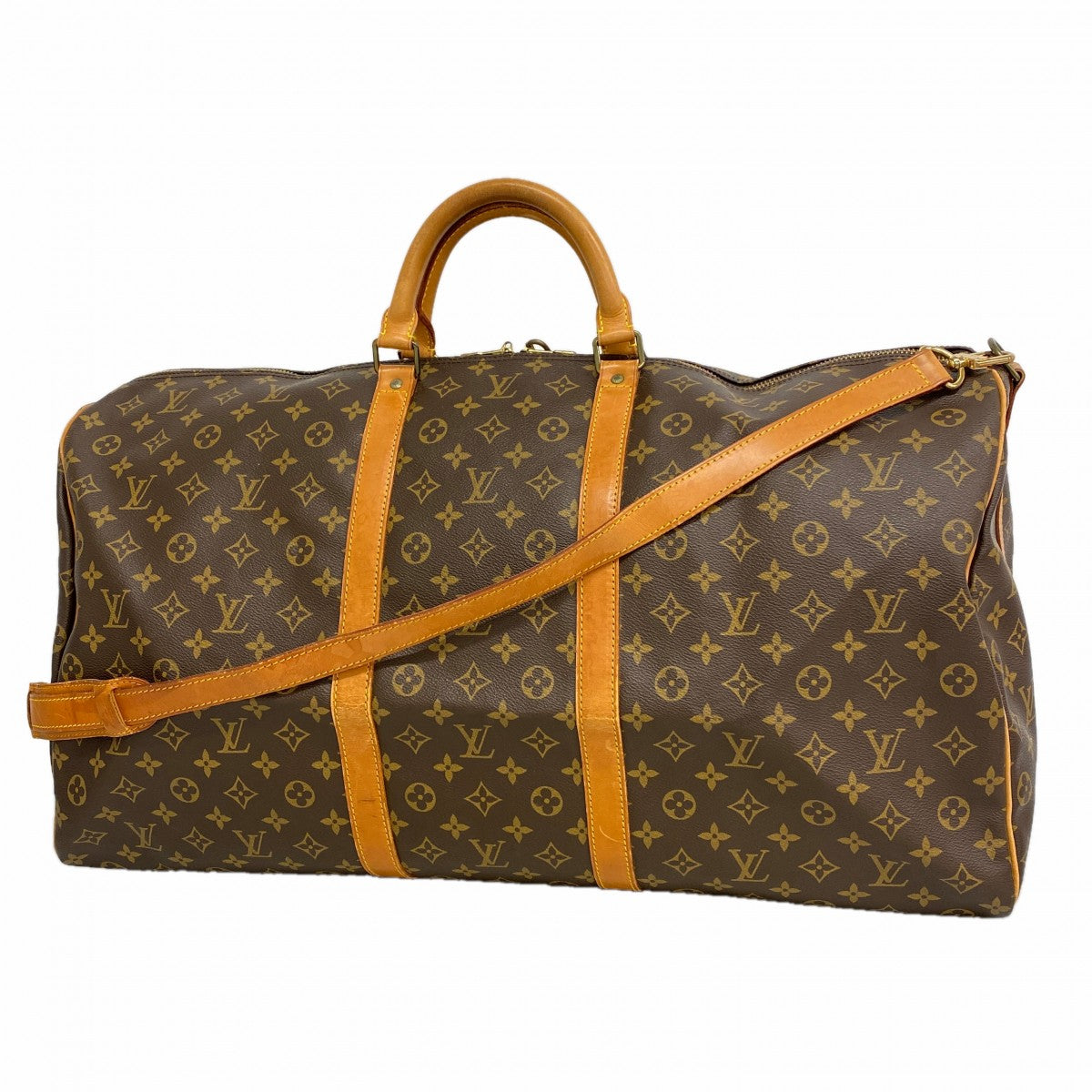 【6gd5128】ルイヴィトン ボストンバッグ モノグラム キーポル・バンドリエール60 M41412 ブラウン【中古】メンズ レディース ユニセックス