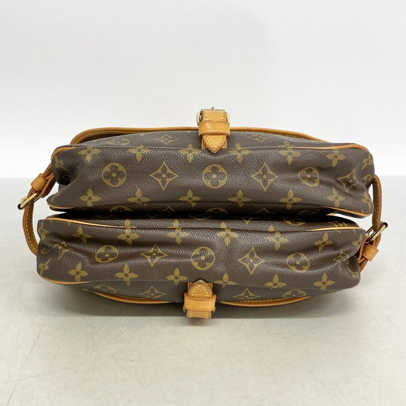 【6gd5133】ルイヴィトン ショルダーバッグ モノグラム ソミュール30 M42256 ブラウン【中古】レディース