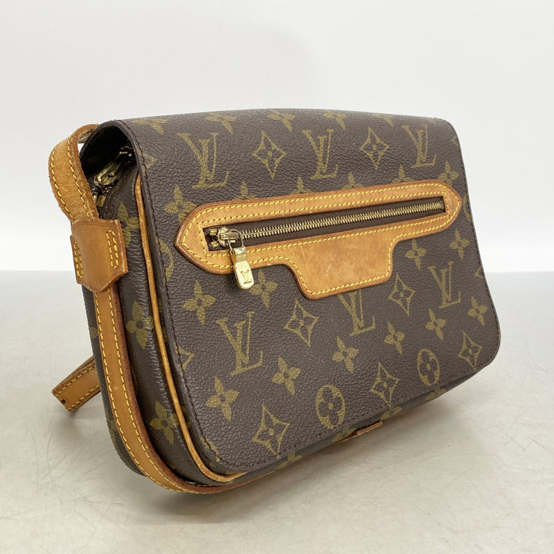 【6gd5134】ルイヴィトン ショルダーバッグ モノグラム サンジェルマン24 M51210 ブラウン【中古】レディース