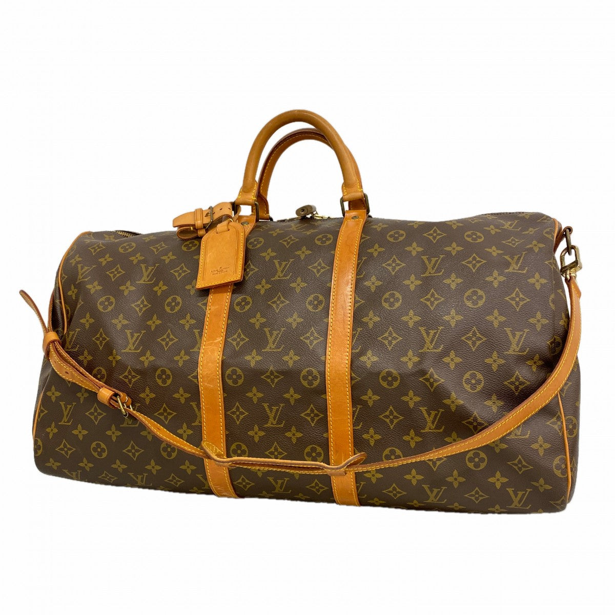 【6gd5138】ルイヴィトン ボストンバッグ モノグラム キーポルバンドリエール55 M41414 ブラウン【中古】メンズ レディース ユニセックス