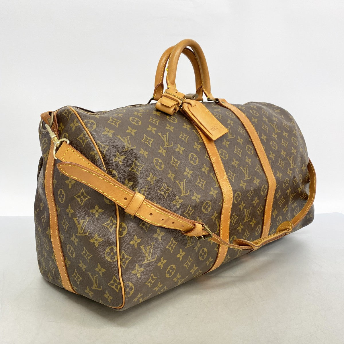 【6gd5138】ルイヴィトン ボストンバッグ モノグラム キーポルバンドリエール55 M41414 ブラウン【中古】メンズ レディース ユニセックス