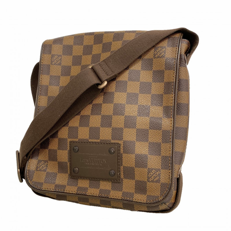 【6gd5142】ルイヴィトン ショルダーバッグ ダミエ ブルックリンPM N51210 エベヌ【中古】レディース