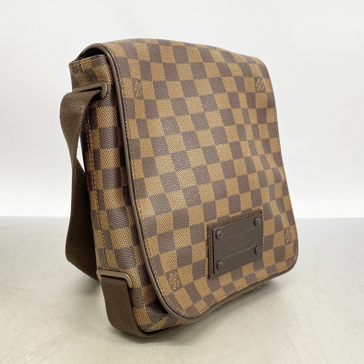 【6gd5142】ルイヴィトン ショルダーバッグ ダミエ ブルックリンPM N51210 エベヌ【中古】レディース