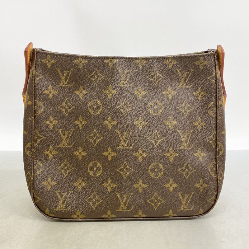【6gd5144】ルイヴィトン ショルダーバッグ モノグラム ルーピングMM M51146 ブラウン【中古】レディース