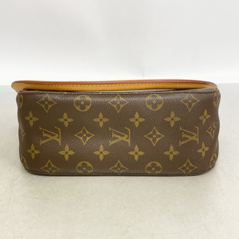 【6gd5144】ルイヴィトン ショルダーバッグ モノグラム ルーピングMM M51146 ブラウン【中古】レディース