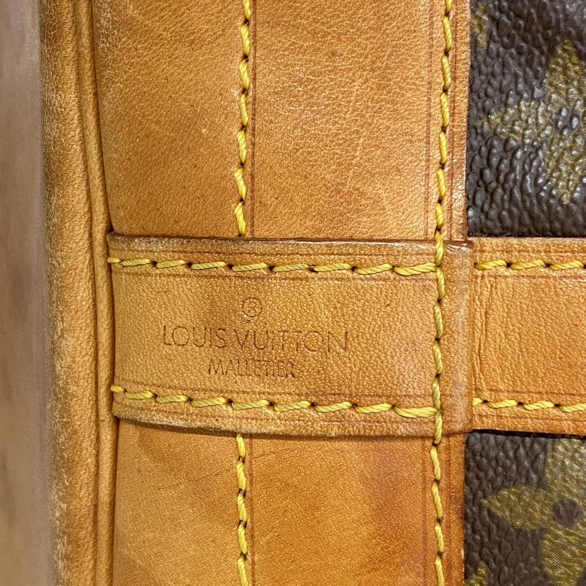 【6gd5145】ルイヴィトン ショルダーバッグ モノグラム ノエ M42224 ブラウン【中古】レディース