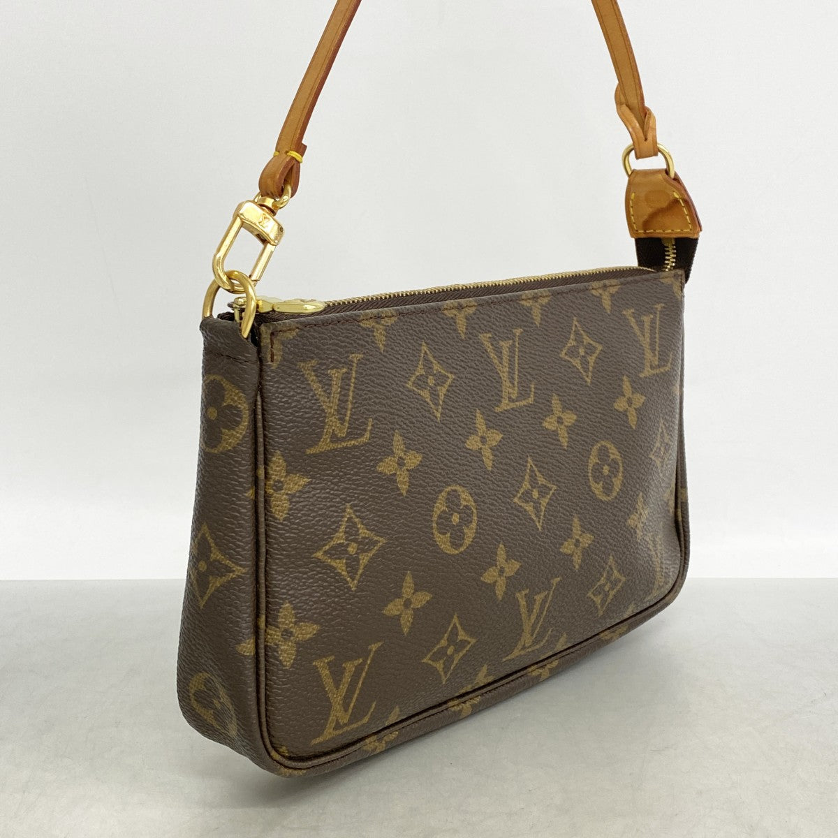 【6gd5146】ルイヴィトン ポーチ モノグラム ポシェットアクセソワール M51980 ブラウン【中古】レディース