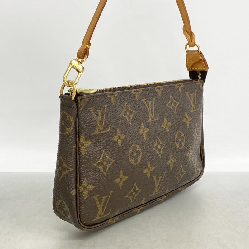 【6gd5146】ルイヴィトン ポーチ モノグラム ポシェットアクセソワール M51980 ブラウン【中古】レディース