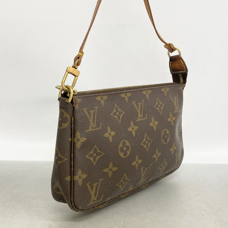 【6gd5147】ルイヴィトン ポーチ モノグラム ポシェットアクセソワール M51980 ブラウン【中古】レディース