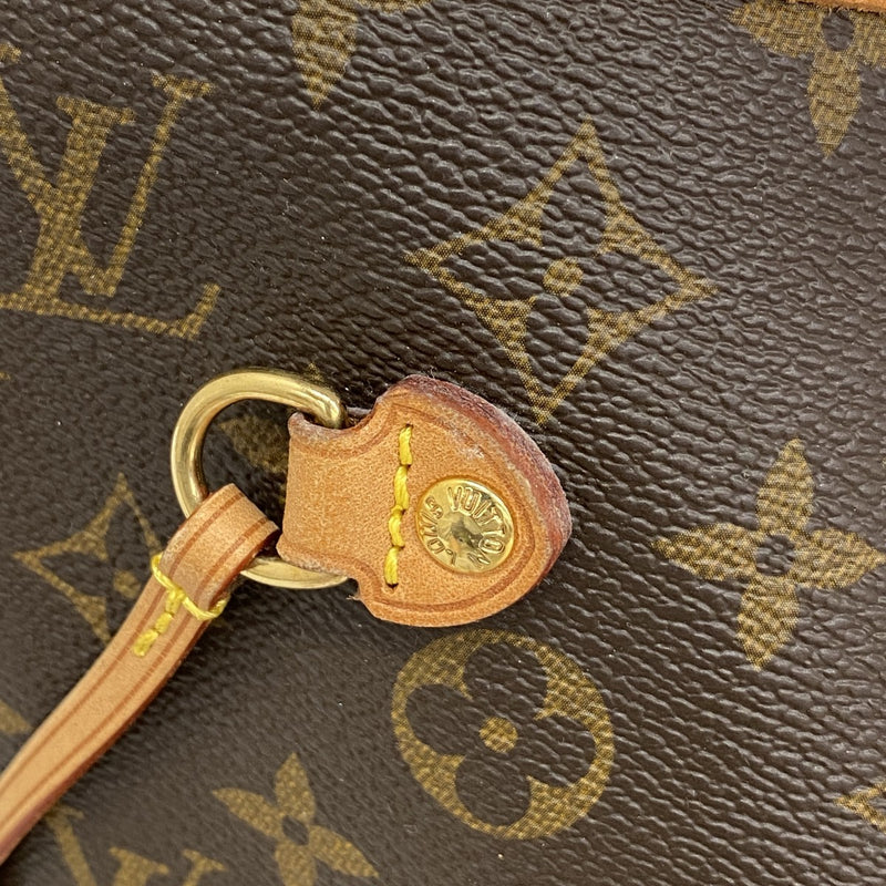 【6gd5153】ルイヴィトン トートバッグ モノグラム ネヴァーフルMM M40156 ブラウン【中古】レディース