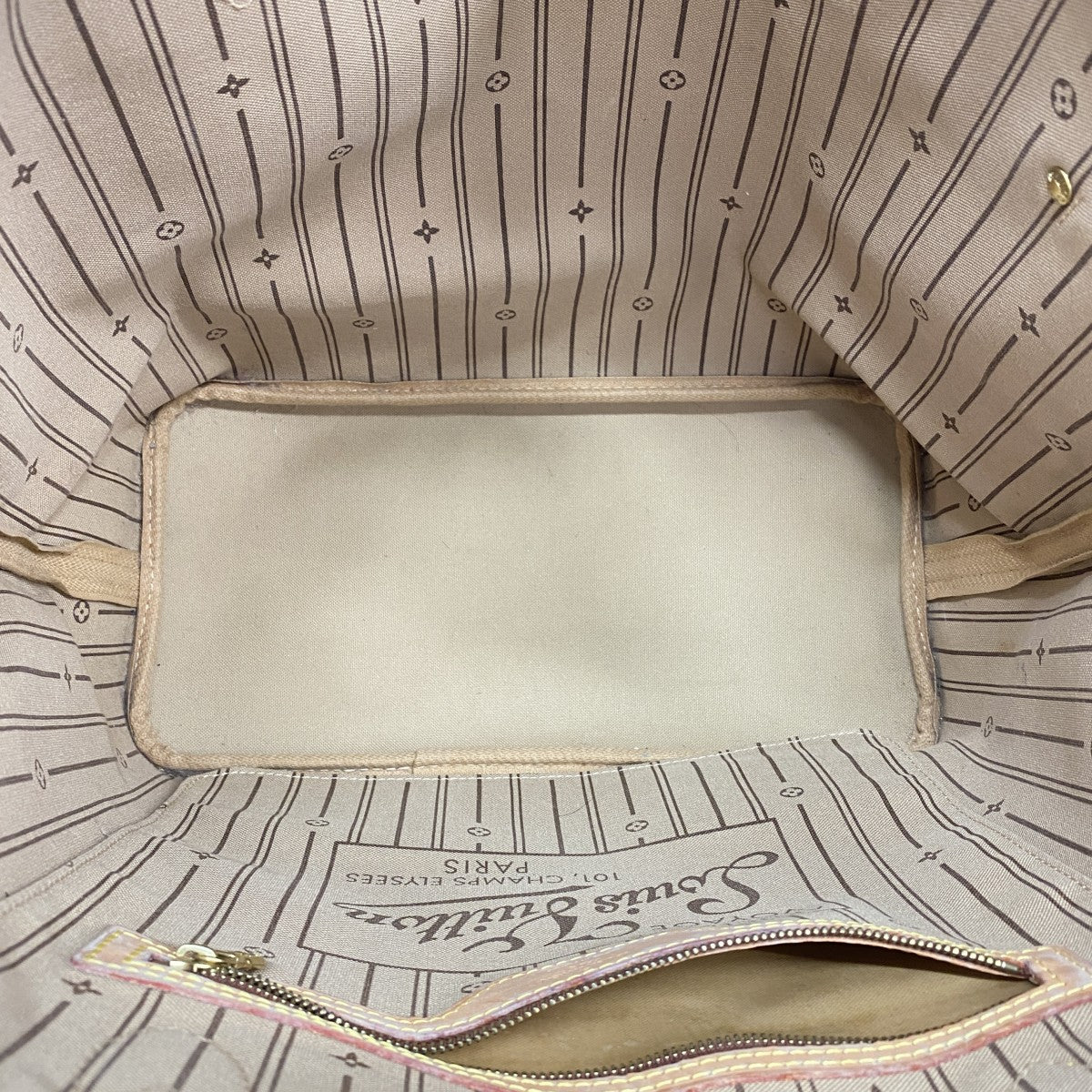 【6gd5153】ルイヴィトン トートバッグ モノグラム ネヴァーフルMM M40156 ブラウン【中古】レディース