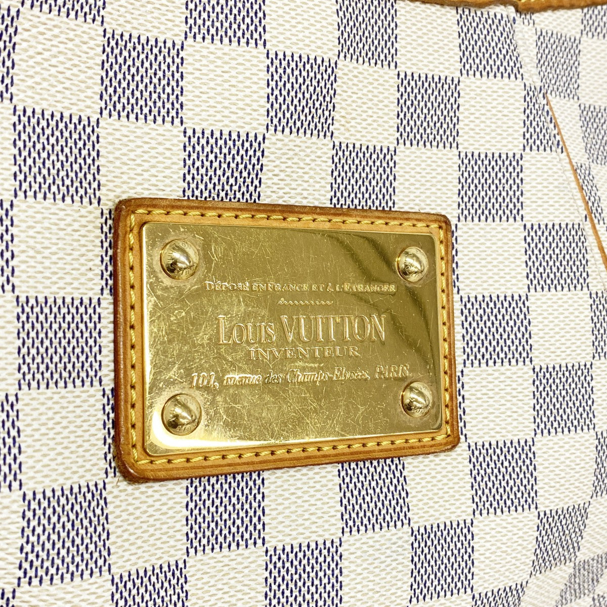 【6gd5154】ルイヴィトン ショルダーバッグ ダミエ・アズール ガリエラPM N55215 ホワイト【中古】レディース