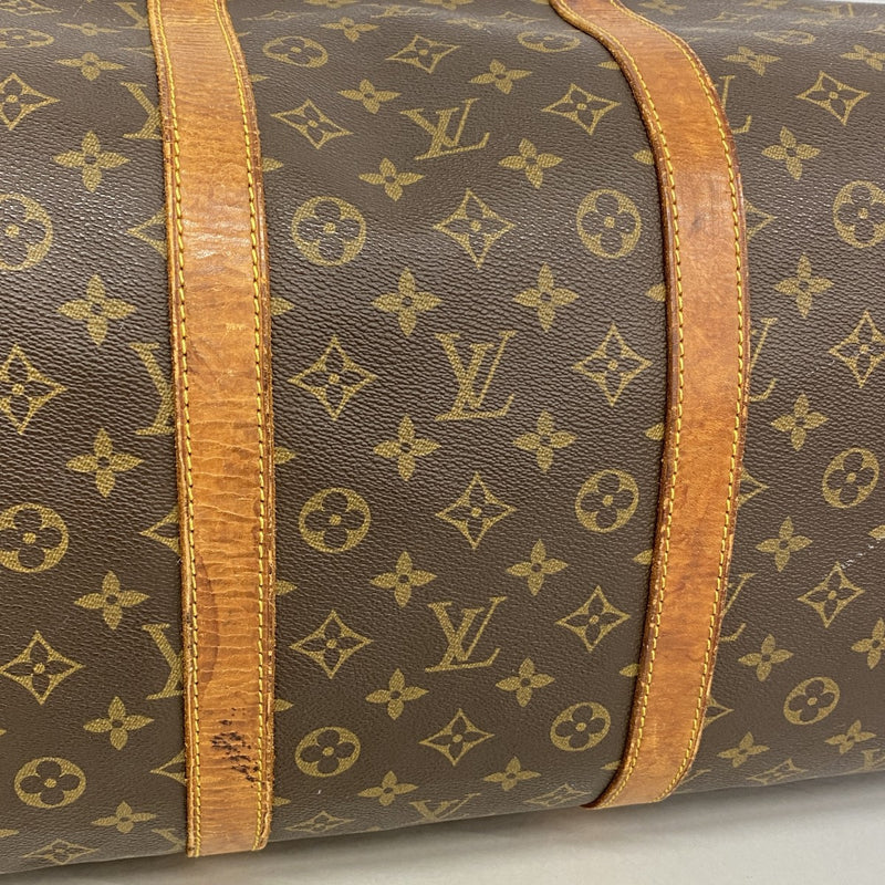 【6gd5155】ルイヴィトン ボストンバッグ モノグラム キーポル55 M41424 ブラウン【中古】メンズ レディース ユニセックス