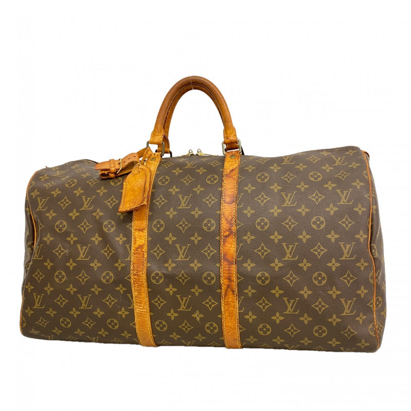 【6gd5155】ルイヴィトン ボストンバッグ モノグラム キーポル55 M41424 ブラウン【中古】メンズ レディース ユニセックス