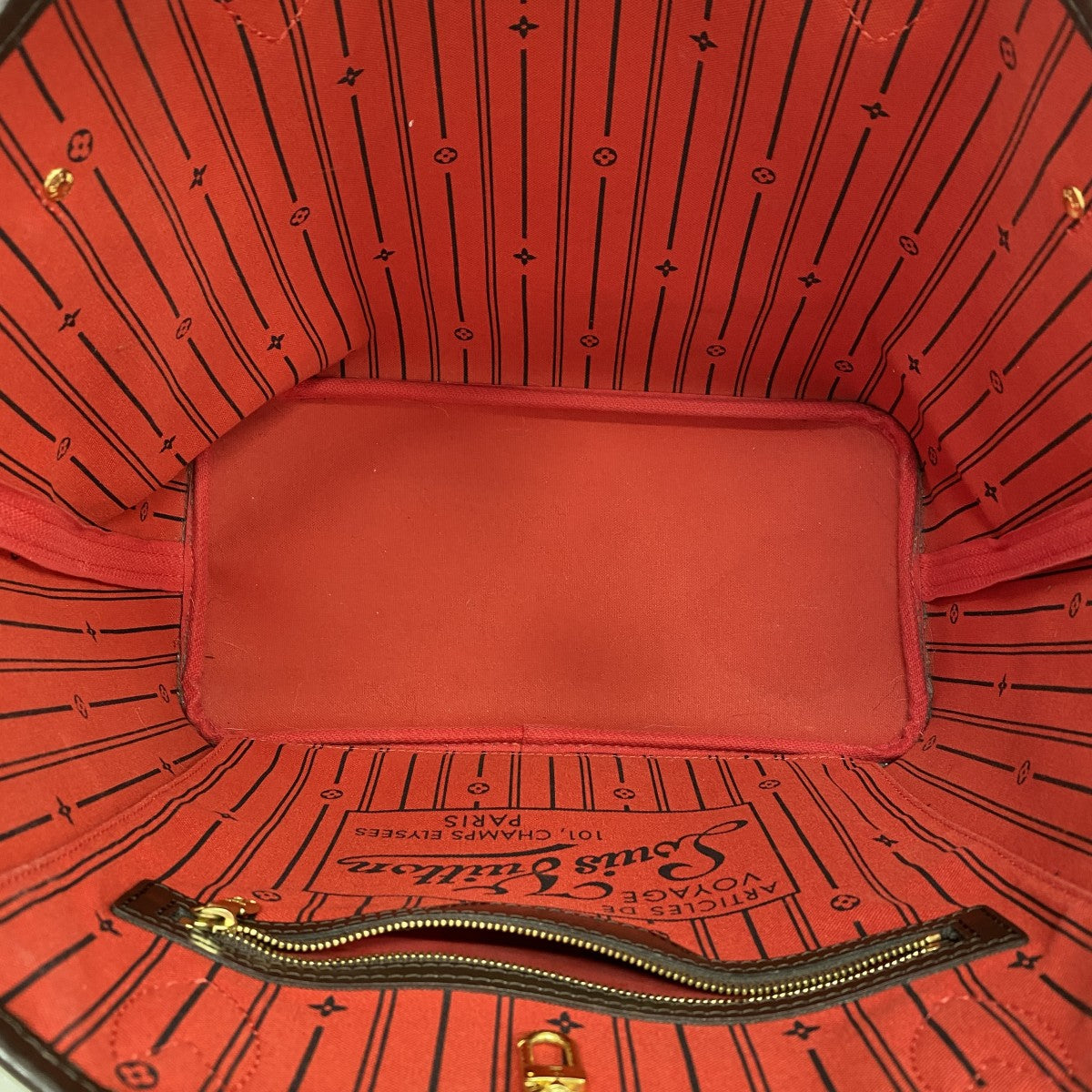 【6gd5158】ルイヴィトン トートバッグ ダミエ ネヴァーフルMM N51105 エベヌ【中古】レディース