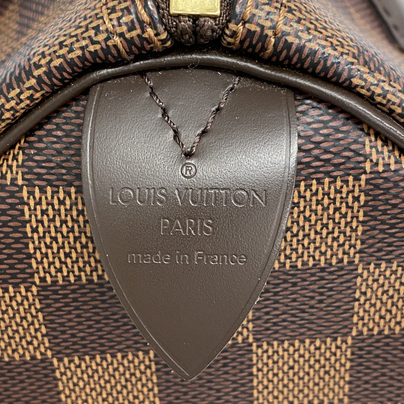 【6gd5159】ルイヴィトン ハンドバッグ ダミエ スピーディ25 N41365 エベヌ【中古】レディース