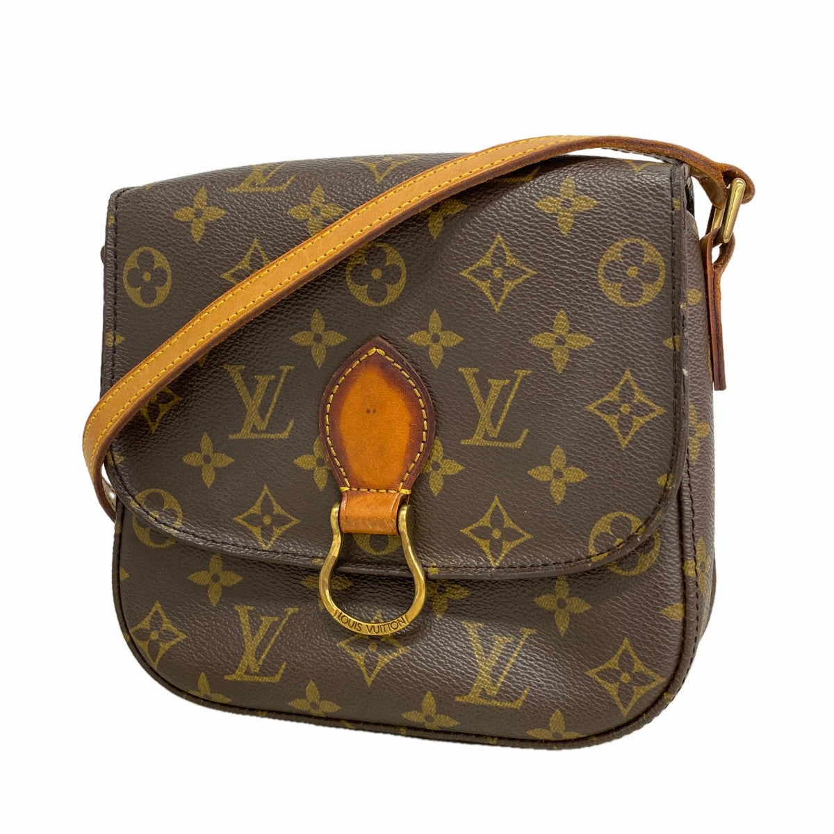 【6gd5161】ルイヴィトン ショルダーバッグ モノグラム サンクルーPM M51244 ブラウン【中古】レディース