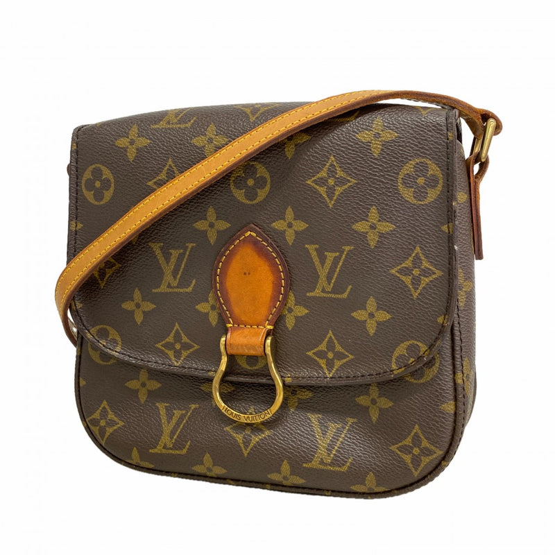【6gd5161】ルイヴィトン ショルダーバッグ モノグラム サンクルーPM M51244 ブラウン【中古】レディース
