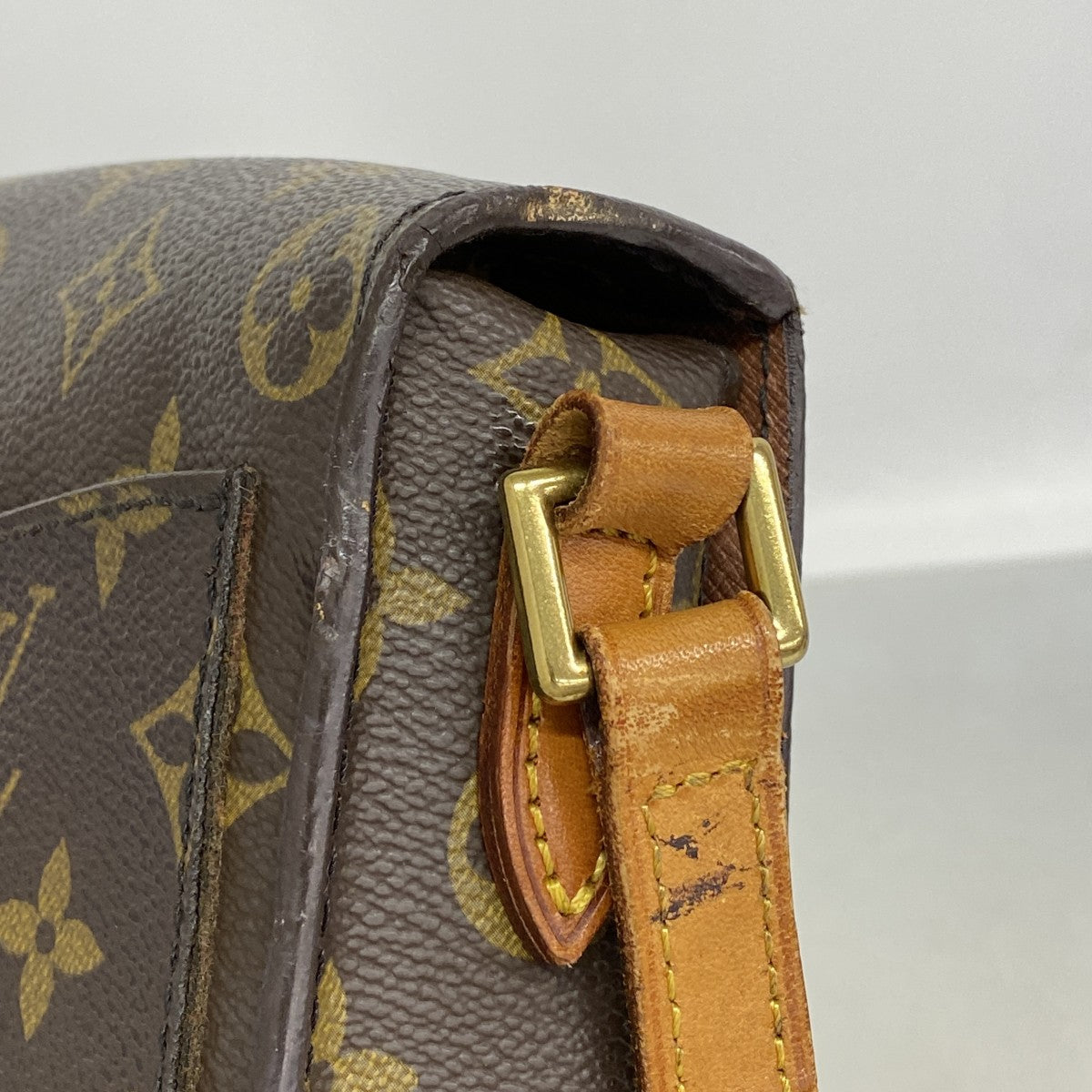 【6gd5161】ルイヴィトン ショルダーバッグ モノグラム サンクルーPM M51244 ブラウン【中古】レディース