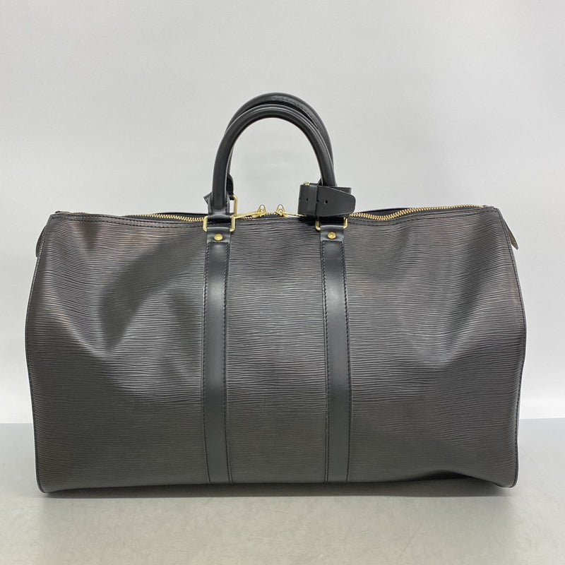 【6gd5162】ルイヴィトン ボストンバッグ エピ キーポル45 M59152 ノワール【中古】メンズ レディース ユニセックス