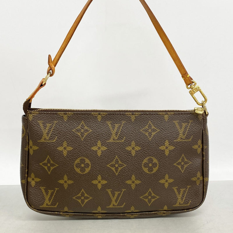 【6gd5166】ルイヴィトン ポーチ モノグラム ポシェットアクセソワール M51980 ブラウン【中古】レディース