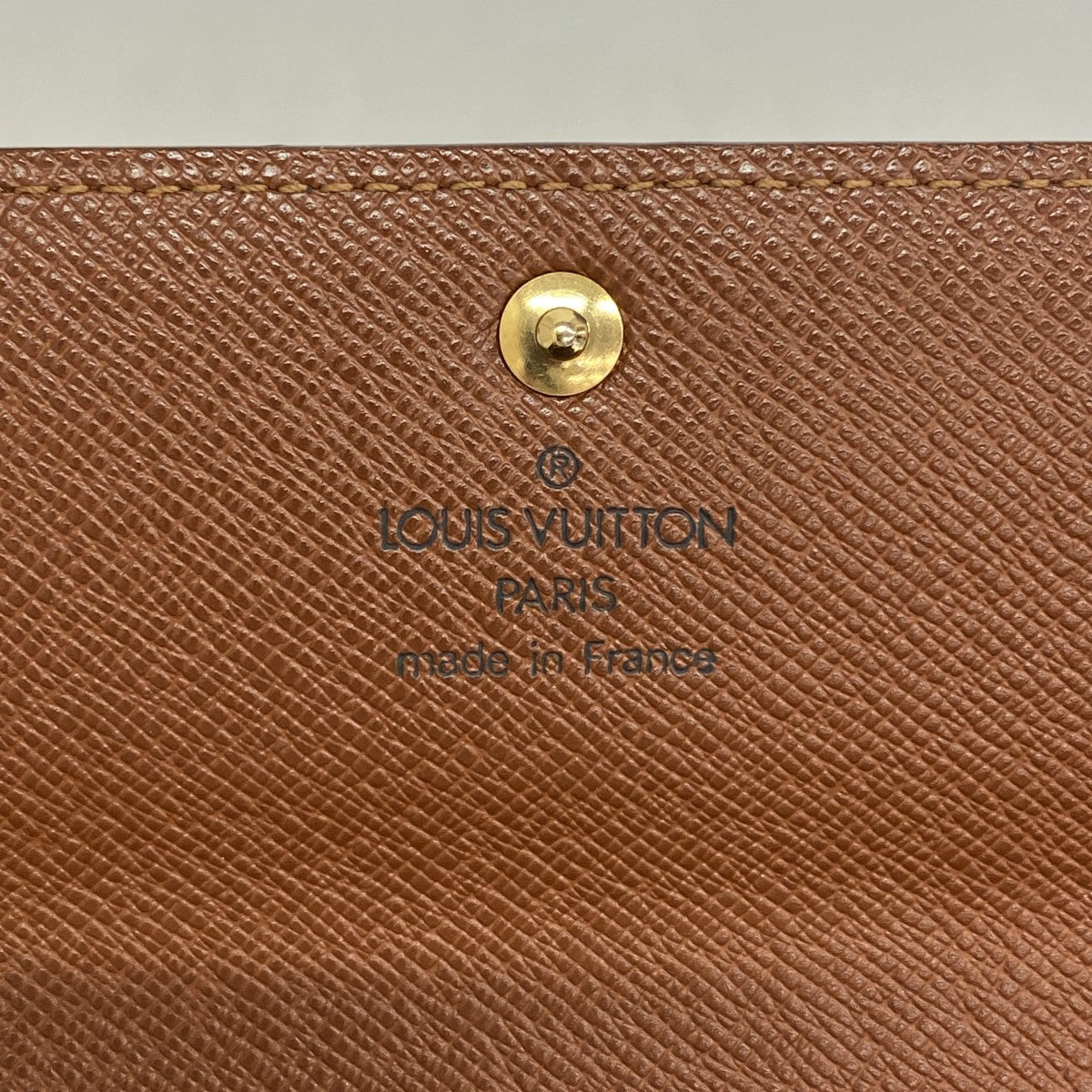 【6gd5167】ルイヴィトン 長財布 モノグラム ポシェットポルトモネクレディ M61725 ブラウン【中古】レディース